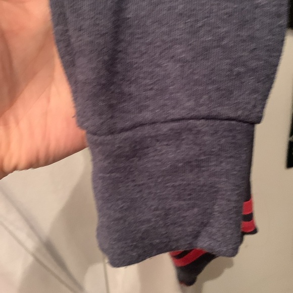 Superfly 3 tone Red Cream Grey Alternative Apparel Full Zip Hoodie SZ Medium 🔥 - Picture 9 of 11